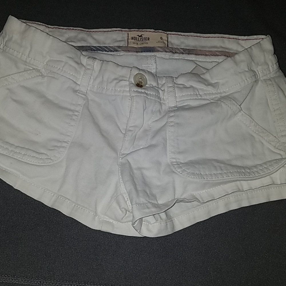 Hollister White Shorts